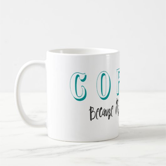 Zu früh für die Tasse des Coffee-Kaffees (Links)
