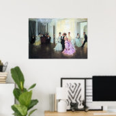 Zu früh von James Tissot Poster (Heimbüro)