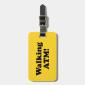 Zu Fuß ATM! Gepäckanhänger (Vorderseite vertikal)