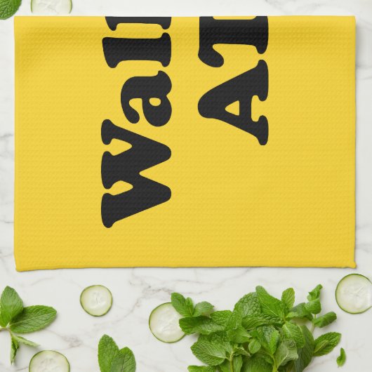 Zu Fuß ATM! Geschirrtuch (Gefaltet)