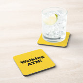 Zu Fuß ATM! Getränkeuntersetzer (Rechte Seite)