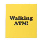 Zu Fuß ATM! Notizblock (Vorderseite)