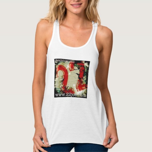 Zu Fuß bis Ende 22 Ladys Tank Top (Vorderseite)