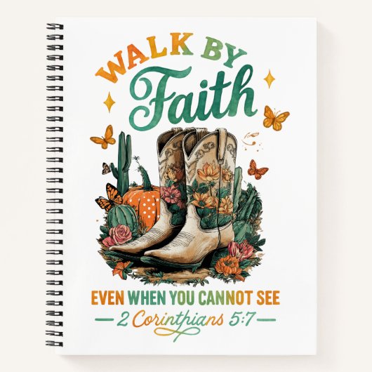 Zu Fuß durch den Glauben... Notizblock (Vorderseite)