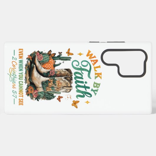 Zu Fuß durch den Glauben... Samsung Galaxy Hülle (Rückseite (Horizontal))