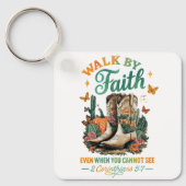 Zu Fuß durch den Glauben... Schlüsselanhänger (Vorderseite)