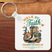 Zu Fuß durch den Glauben... Schlüsselanhänger (Vorderseite)