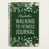 Zu Fuß zur Fitness Weekly Goals Planner Planer (Vorderseite)