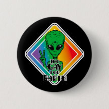 Zu Gay For Earth Funny Alien UFO