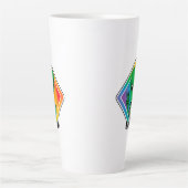 Zu Gay For Earth Funny Alien UFO Milchtasse (Vorderseite)