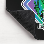 Zu Gay For Earth Funny Alien UFO Mousepad (Ecke)