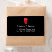 Zu gehen Schalen-Rot (Papiertogo) (Insitu)