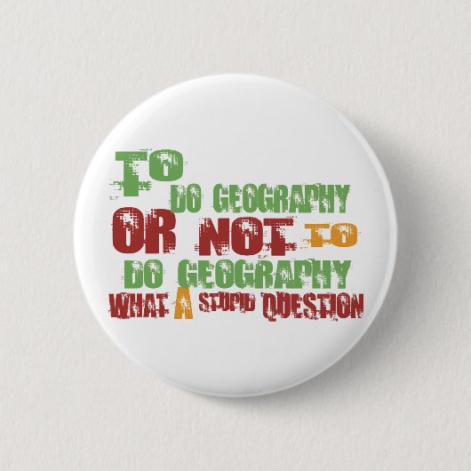 Zu Geografie tun Button (Vorderseite)