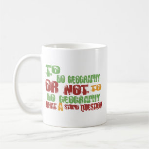 Zu Geografie tun Kaffeetasse