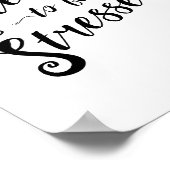 Zu gesegnet, um Christliche Typografie zu betonen Poster (Ecke)