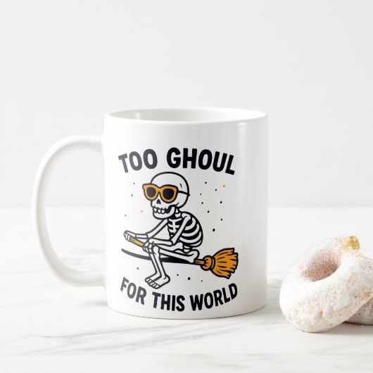 Zu Ghoul für diese Welt Kaffeetasse (Mit Donut)