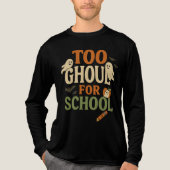 Zu Ghoul für Lehrer Halloween-Shirt Tri-Blend Shirt (Vorderseite)