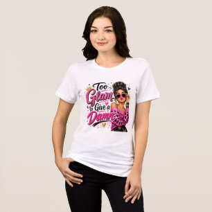 Zu glamourös Tri-Blend shirt