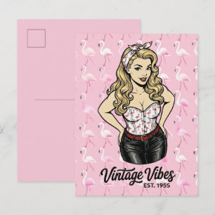 Zu glamourös, um sich um eine Herde zu kümmern 🦩 Postkarte