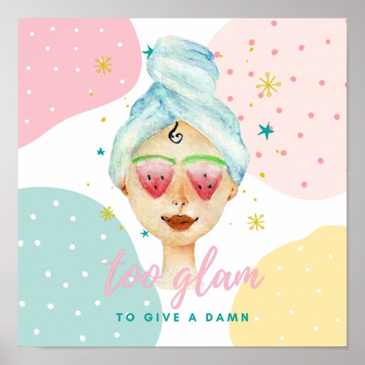 Zu glänzen, um ein Niedliches, sonniges Mädchen zu Poster (Vorne)