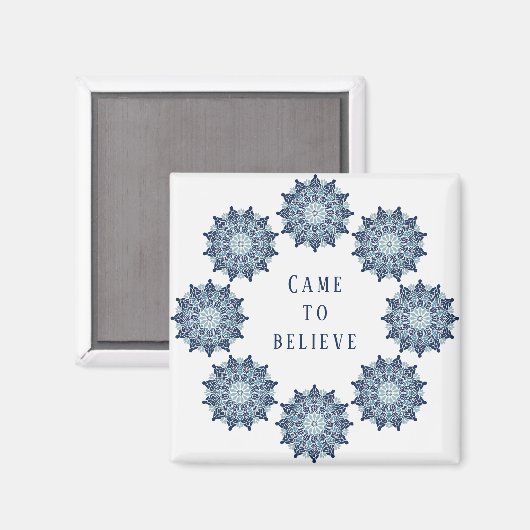 Zu glauben magnet (Vorderseite/Rückseite)