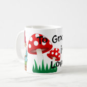 Zu Gno-mir zur Liebe bin ich Kaffeetasse (Vorderseite Links)