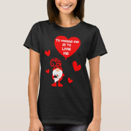 ZU GNOME MICH IST, MICH lustigen Valentinstag LIEB T-Shirt