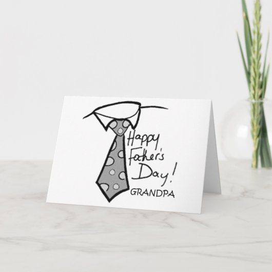 ZU GRANDPA AM VATER TAG! KARTE (Vorderseite)