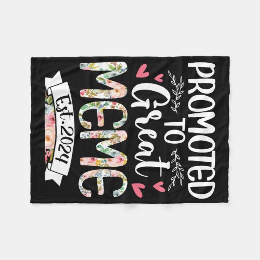 Zu Great Meme Est 2024 Mütter Day Fleecedecke (Vorderseite (Horizontal))