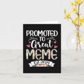 Zu Great Meme Est 2024 Mütter Day Karte (Gelbe Blume)