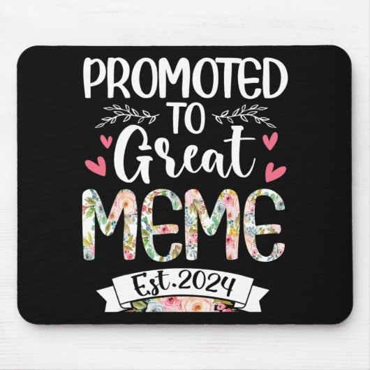 Zu Great Meme Est 2024 Mütter Day Mousepad (Vorne)