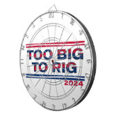 ZU GROSS BIS RIG 2024 DARTSCHEIBE (Vorderseite rechts)