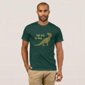 Zu groß Dino-T-Shirt versagen T-Shirt (Vorne ganz)