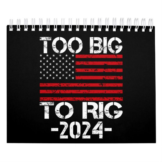 Zu groß für die Wahlen 2024 Kalender (Titelbild)