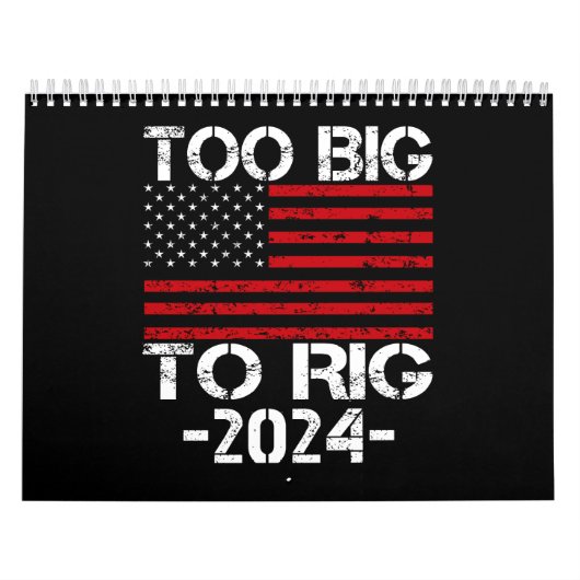 Zu groß für die Wahlen 2024 Kalender (Titelbild)