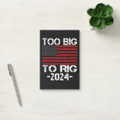 Zu groß für die Wahlen 2024 Post-it Klebezettel (Büro)