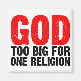 ZU GROSS FÜR EINE RELIGION MAGNET