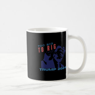 Zu groß, um Patriotik zu übertreiben - mit Trump 2 Kaffeetasse