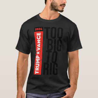 Zu groß, um zu manipulieren 2024 Distressed T-Shirt