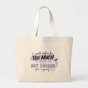 Zu große große Tasche   Lustiger Selbstbewusstsein