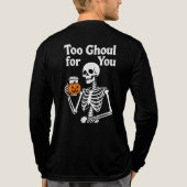 Zu gruselig für dich Tri-Blend shirt (Rückseite)