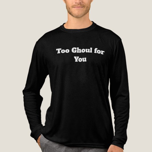 Zu gruselig für dich Tri-Blend shirt (Vorderseite)