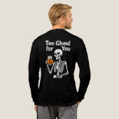 Zu gruselig für dich Tri-Blend shirt (Voller Rücken)