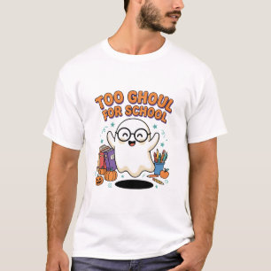 Zu gruselig für die Halloween-Geister-Schule T-Shirt