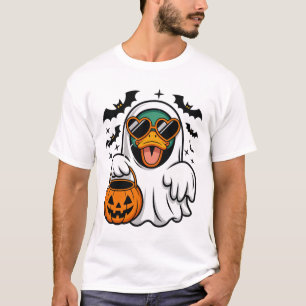Zu gruselig für diese Welt – Lustige Enten-Geister T-Shirt