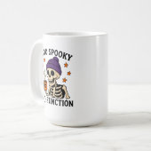 Zu gruselig um zu funktionieren kaffeetasse (Vorderseite Links)