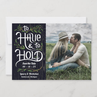 Zu haben und zu halten, Save the Date Foto