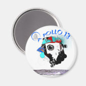 Zu Hähnchen 13 Magnet (Vorderseite/Rückseite)