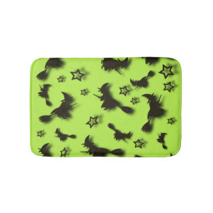 Zu Halloween Abend 3D unter Sternen fliegen Badematte