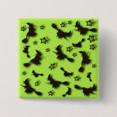 Zu Halloween Abend 3D unter Sternen fliegen Button (Vorderseite)